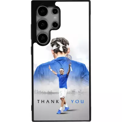 Samsung Galaxy S24 Ultra Case Hülle - Silikon schwarz Thank you Roger