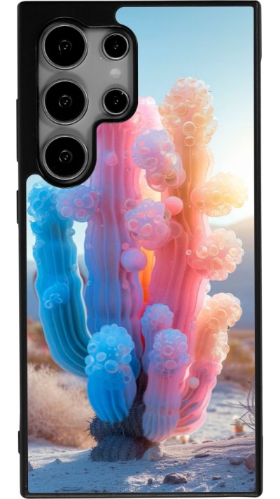 Samsung Galaxy S24 Ultra Case Hülle - Silikon schwarz Artificial vegetation 2025