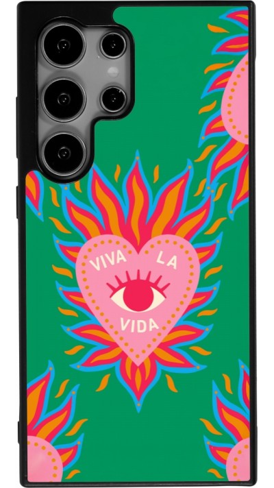 Coque Samsung Galaxy S24 Ultra - Silicone rigide noir Viva la vida 2026