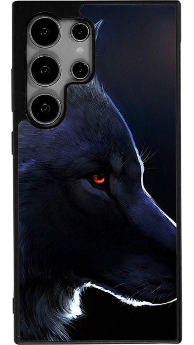 Samsung Galaxy S24 Ultra Case Hülle - Silikon schwarz Wolf Shape