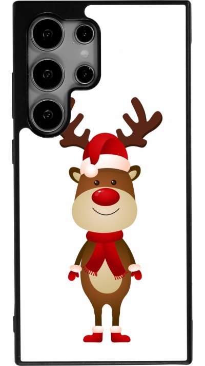 Coque Samsung Galaxy S24 Ultra - Silicone rigide noir Christmas 22 reindeer