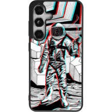 Coque Samsung Galaxy S25 - Silicone rigide noir Anaglyph Astronaut