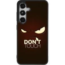 Coque Samsung Galaxy S25 - Silicone rigide noir Angry Dont Touch