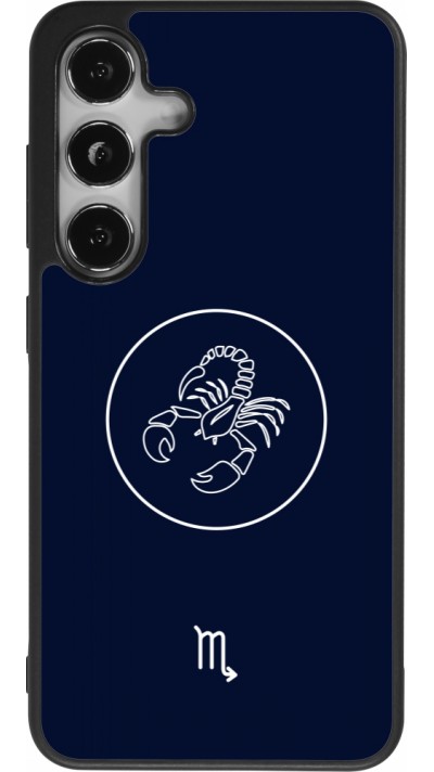 Coque Samsung Galaxy S25 - Silicone rigide noir Astrologie Scorpion