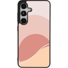 Coque Samsung Galaxy S25 - Silicone rigide noir Autumn 22 abstract sunrise