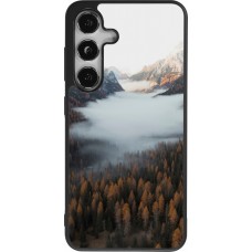 Samsung Galaxy S25 Case Hülle - Silikon schwarz Autumn 22 forest lanscape