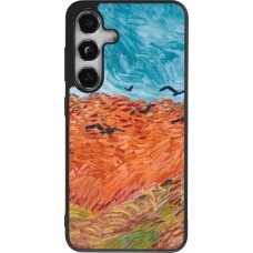 Samsung Galaxy S25 Case Hülle - Silikon schwarz Autumn 22 Van Gogh style