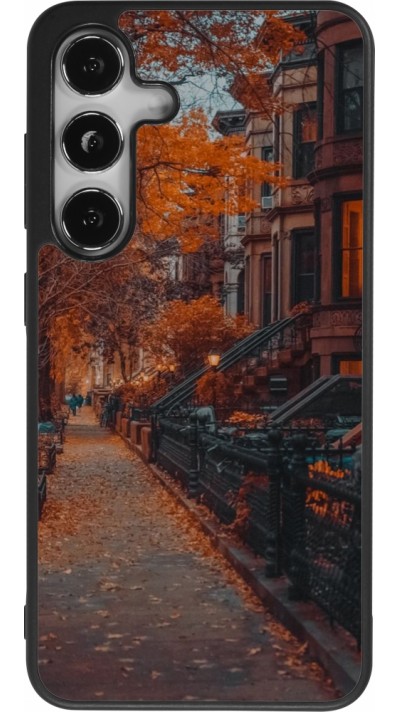 Samsung Galaxy S25 Case Hülle - Silikon schwarz Autumn 2024 city