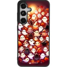 Samsung Galaxy S25 Case Hülle - Silikon schwarz Gespenster Herbst niedlich