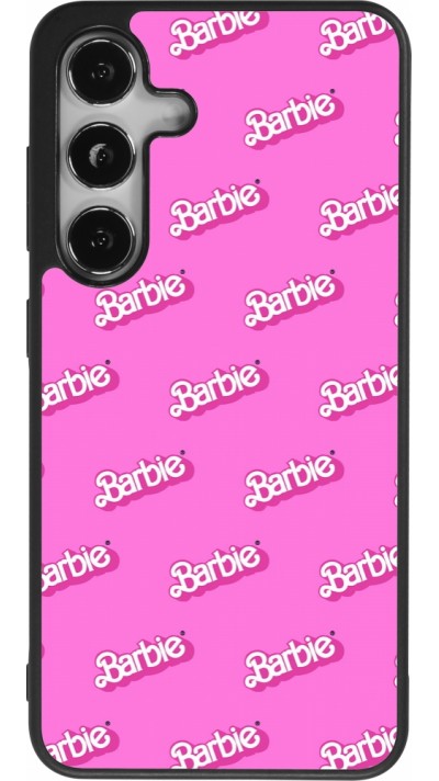 Samsung Galaxy S25 Case Hülle - Silikon schwarz Barbie Pattern