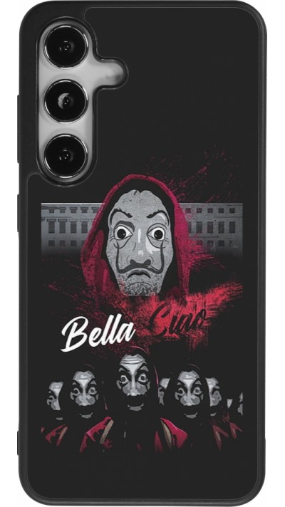 Samsung Galaxy S25 Case Hülle - Silikon schwarz Bella Ciao