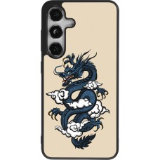 Samsung Galaxy S25 Case Hülle - Silikon schwarz Blue Dragon Tattoo