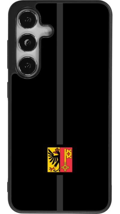 Samsung Galaxy S25 Case Hülle - Silikon schwarz Kanton GE schwarz