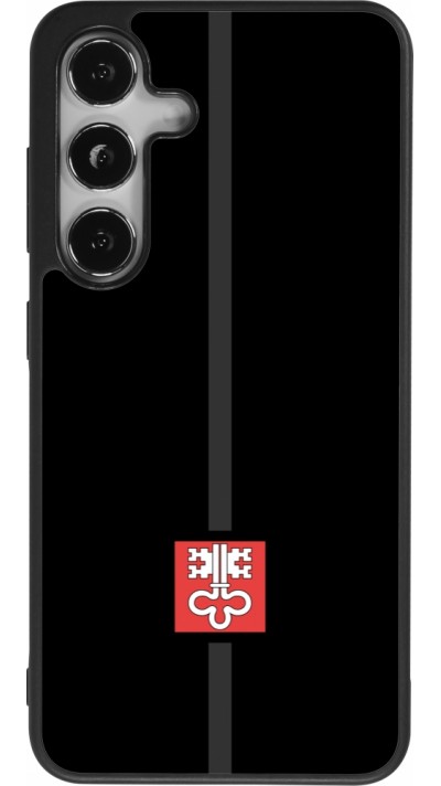 Samsung Galaxy S25 Case Hülle - Silikon schwarz Kanton NW schwarz