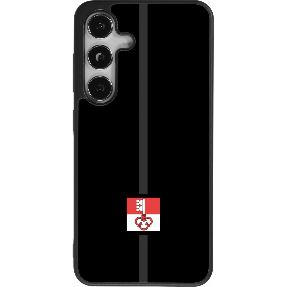 Samsung Galaxy S25 Case Hülle - Silikon schwarz Kanton OW schwarz