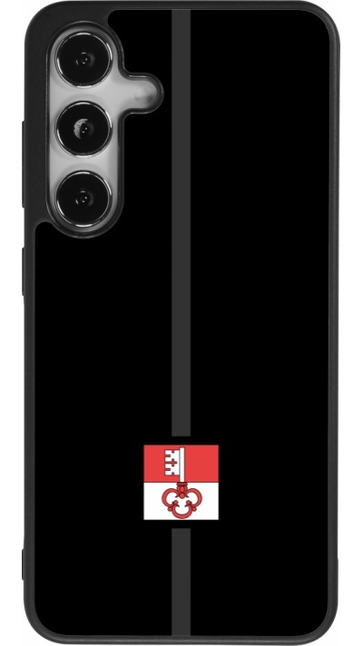 Samsung Galaxy S25 Case Hülle - Silikon schwarz Kanton OW schwarz