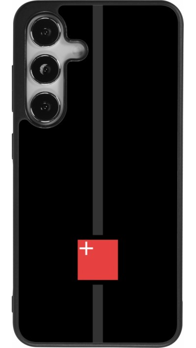 Samsung Galaxy S25 Case Hülle - Silikon schwarz Kanton SZ schwarz