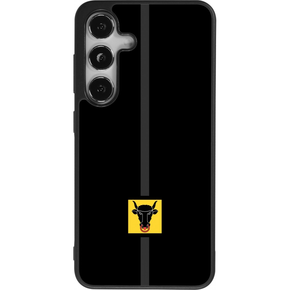 Samsung Galaxy S25 Case Hülle - Silikon schwarz Kanton UR schwarz