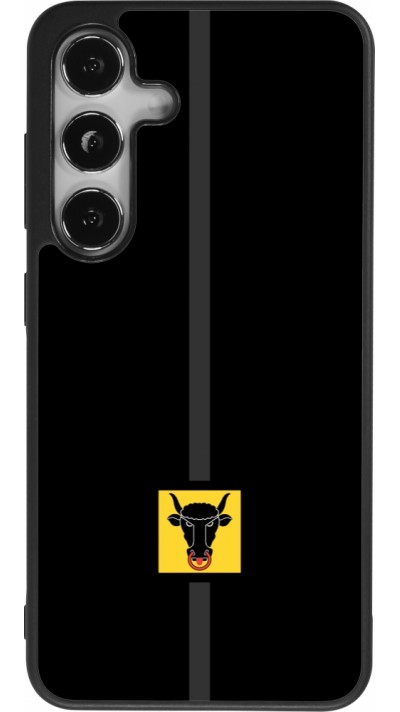 Samsung Galaxy S25 Case Hülle - Silikon schwarz Kanton UR schwarz