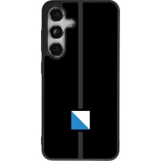 Coque Samsung Galaxy S25 - Silicone rigide noir Canton ZH noir