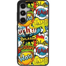 Coque Samsung Galaxy S25 - Silicone rigide noir Cartoons slogans