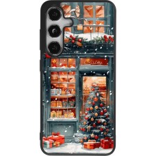 Coque Samsung Galaxy S25 - Silicone rigide noir Christmas 25 Xmas Shop