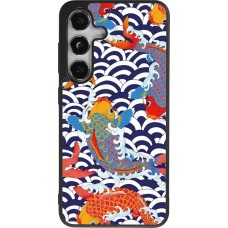 Coque Samsung Galaxy S25 - Silicone rigide noir Easter 2023 japanese fish