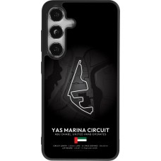 Coque Samsung Galaxy S25 - Silicone rigide noir F1 Track 2025 Abu Dhabi