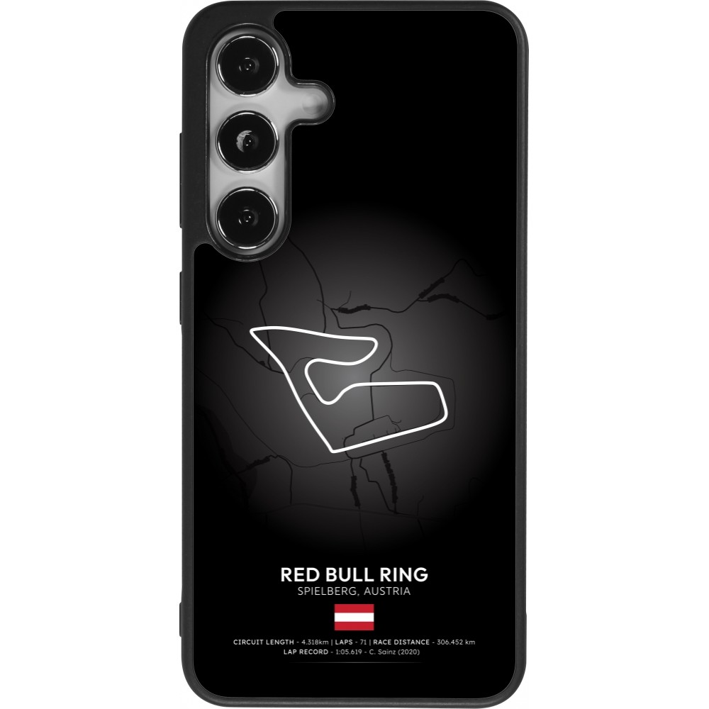 Coque Samsung Galaxy S25 - Silicone rigide noir F1 Track 2025 Austria