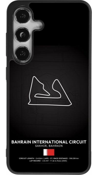Coque Samsung Galaxy S25 - Silicone rigide noir F1 Track 2025 Bahrain