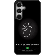 Samsung Galaxy S25 Case Hülle - Silikon schwarz F1 Track 2025 Brazil