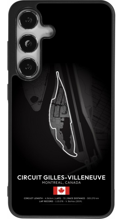 Coque Samsung Galaxy S25 - Silicone rigide noir F1 Track 2025 Canada