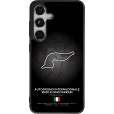 Coque Samsung Galaxy S25 - Silicone rigide noir F1 Track 2025 Emilia-Rogmana