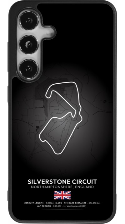 Coque Samsung Galaxy S25 - Silicone rigide noir F1 Track 2025 Great Britan
