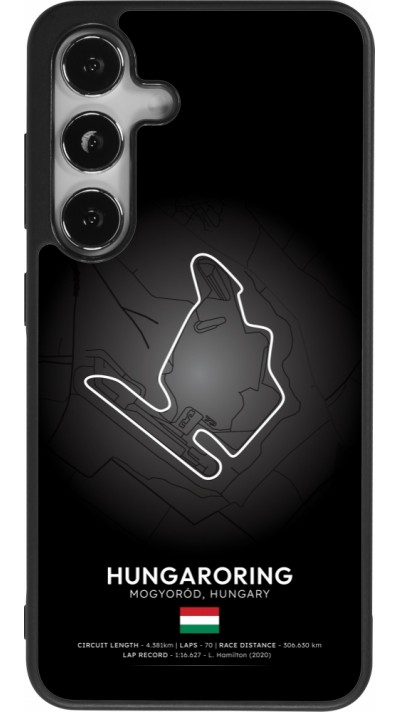 Coque Samsung Galaxy S25 - Silicone rigide noir F1 Track 2025 Hungary