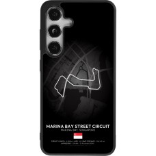 Samsung Galaxy S25 Case Hülle - Silikon schwarz F1 Track 2025 Singapore