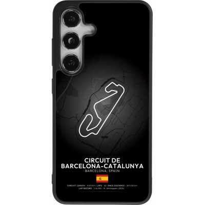 Coque Samsung Galaxy S25 - Silicone rigide noir F1 Track 2025 Spain