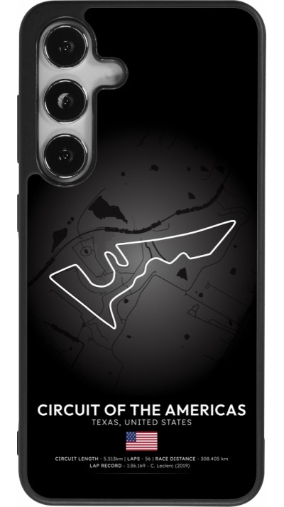 Coque Samsung Galaxy S25 - Silicone rigide noir F1 Track 2025 United States