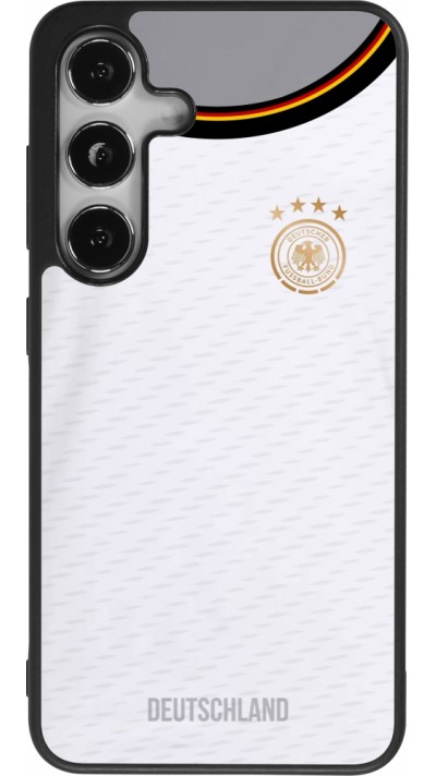 Samsung Galaxy S25 Case Hülle - Silikon schwarz Deutschland 2022 personalisierbares Fußballtrikot