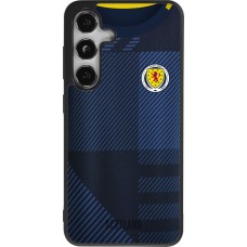 Coque Samsung Galaxy S25 - Silicone rigide noir Maillot de football Ecosse personnalisable