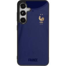 Samsung Galaxy S25 Case Hülle - Silikon schwarz Frankreich 2022 personalisierbares Fussballtrikot