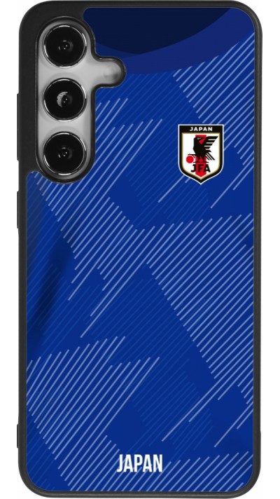 Samsung Galaxy S25 Case Hülle - Silikon schwarz Japan 2022 personalisierbares Fussballtrikot