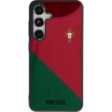 Samsung Galaxy S25 Case Hülle - Silikon schwarz Fussballtrikot Portugal2022