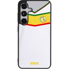Samsung Galaxy S25 Case Hülle - Silikon schwarz Senegal 2022 personalisierbares Fußballtrikot