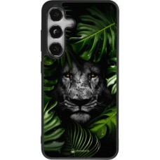 Coque Samsung Galaxy S25 - Silicone rigide noir Forest Lion