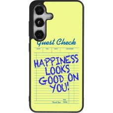 Samsung Galaxy S25 Case Hülle - Silikon schwarz Guest check 2026