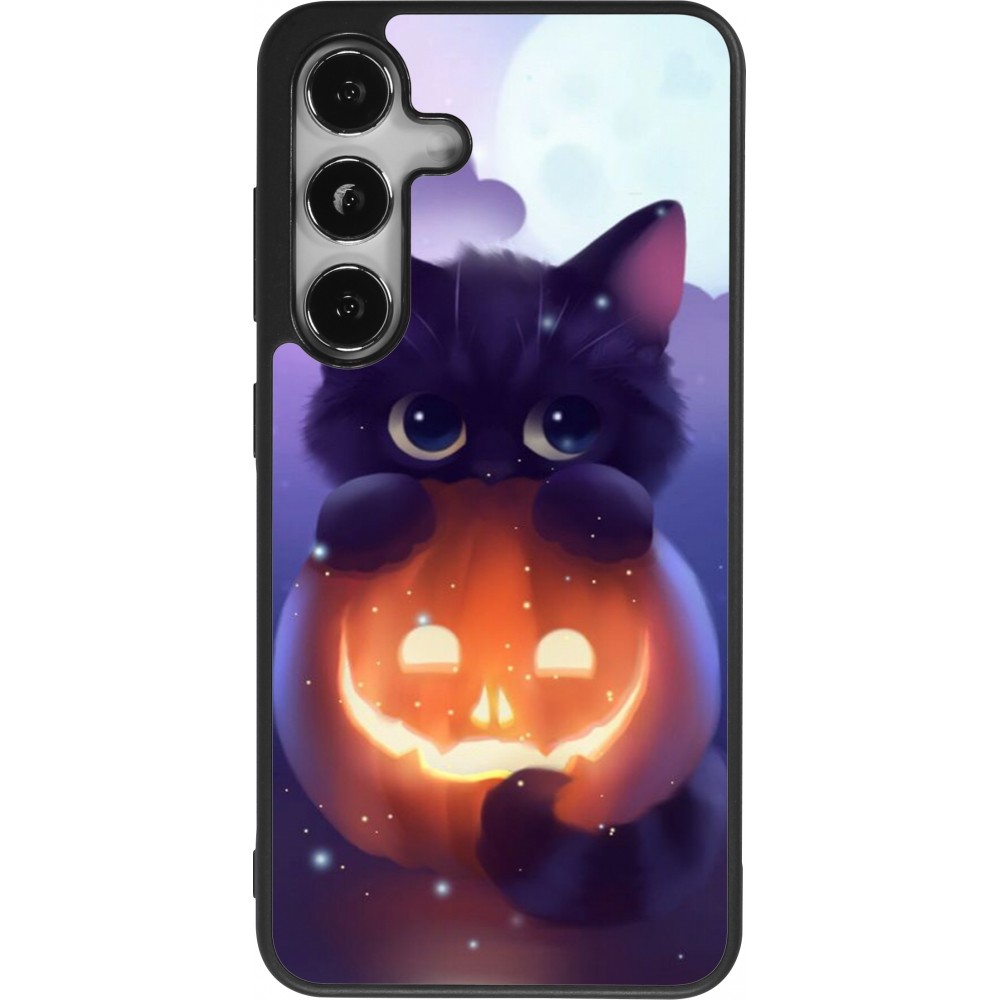 Coque Samsung Galaxy S25 - Silicone rigide noir Halloween 17 15