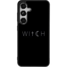 Coque Samsung Galaxy S25 - Silicone rigide noir Halloween 22 witch word