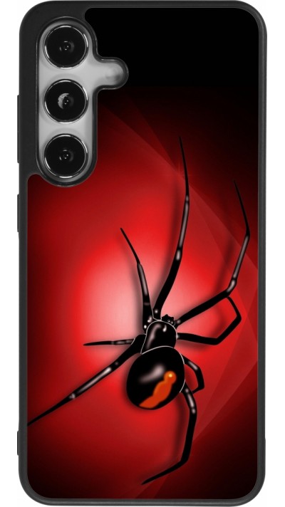 Samsung Galaxy S25 Case Hülle - Silikon schwarz Halloween 2023 spider black widow
