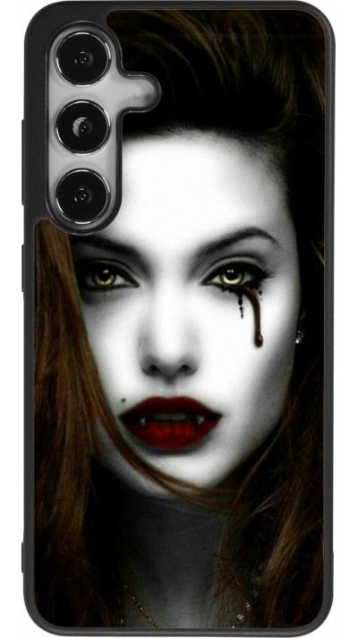 Samsung Galaxy S25 Case Hülle - Silikon schwarz Halloween 2023 gothic vampire
